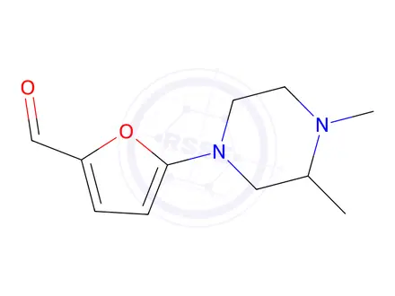 Chemical structure of 5-(3,4-Dimethylpiperazin-1-yl)furan-2-carbaldehyde