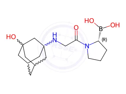 Chemical structure of Vildagliptin Impurity 228