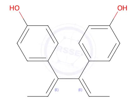 Chemical structure of Dienestrol