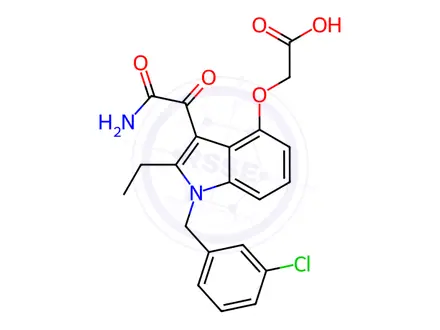 Chemical structure of Varespladib Impurity 53