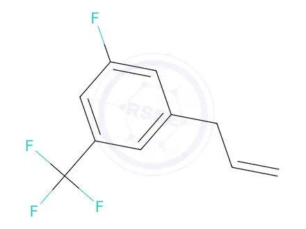 Chemical structure of 1-Allyl-3-fluoro-5-(trifluoromethyl)benzene