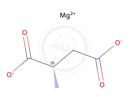 Chemical structure of L-Aspartic Acid Magnesium