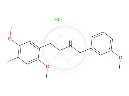 Chemical structure of 25I-NBOMe 3-Methoxy Isomer HCl