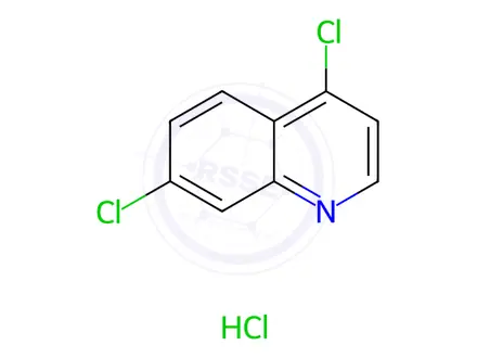 Chemical structure of Hydroxychloroquine EP Impurity G Hydrochloride