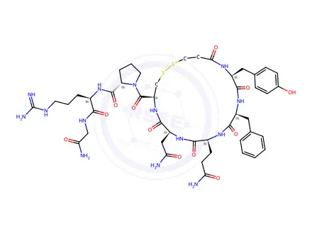 Chemical structure of Desmopressin Impurity 38