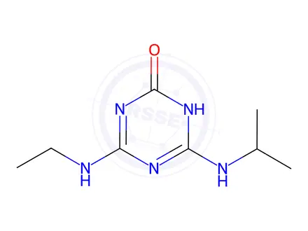 Chemical structure of 2-Hydroxyatrazine