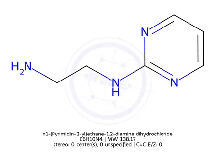 Chemical structure of N1-(Pyrimidin-2-yl)ethane-1,2-diamine