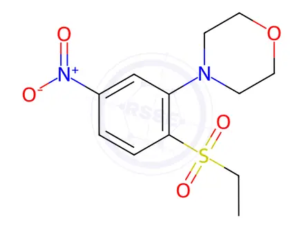Chemical structure of 4-Ethanesulfonyl-3-morpholinonitrobenzene