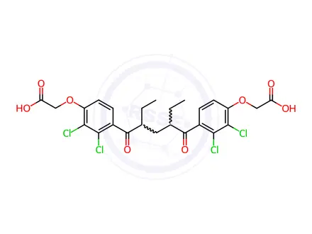 Chemical structure of Ethacrynic Acid Impurity D