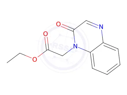 Chemical structure of ethyl 2-(2-oxo-1,2-dihydroquinoxalin-1-yl)acetate