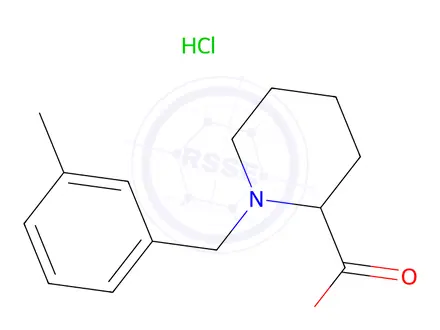 Chemical structure of 1-[(3-methylphenyl)methyl]piperidine-2-carboxylic acid hydrochloride