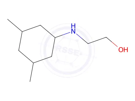 Chemical structure of 2-((3,5-Dimethylcyclohexyl)amino)ethan-1-ol