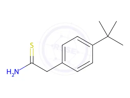 Chemical structure of 2-(4-(Tert-butyl)phenyl)ethanethioamide