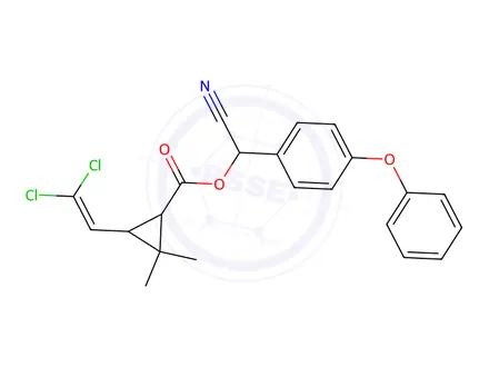 Chemical structure of Cypermethrin Impurity 3