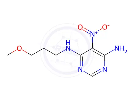 Chemical structure of n4-(3-Methoxypropyl)-5-nitropyrimidine-4,6-diamine