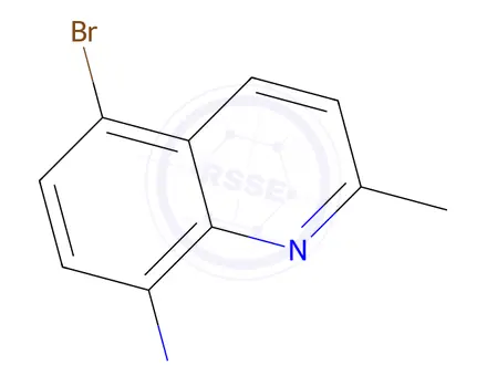 Chemical structure of 5-Bromo-2-methyl-quinolin-8-ylamine