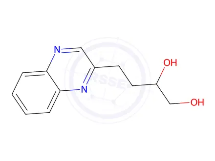 Chemical structure of 2-(3,4-Dihydroxybutyl)quinoxaline