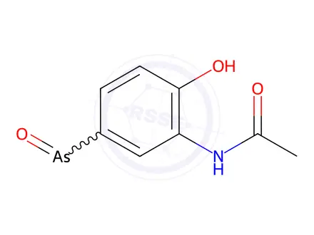 Chemical structure of Acetarsone Impurity 25