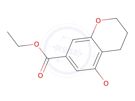 Chemical structure of Ethyl 5-Methoxychroman-7-carboxylate