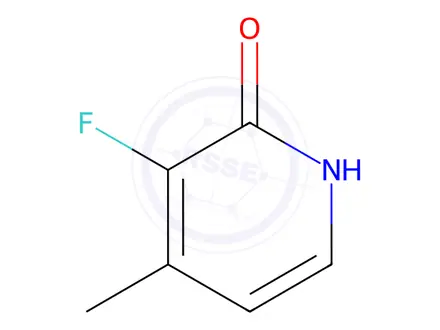 Chemical structure of 2(1H)-Pyridone,3-fluoro-4-methyl-(8CI)