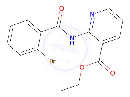 Chemical structure of Ethyl 2-(2-bromobenzamido)pyridine-3-carboxylate