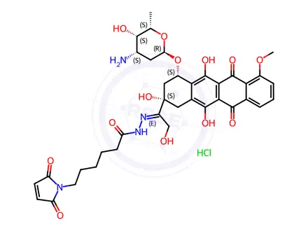 Chemical structure of Aldoxorubicin hydrochloride