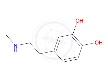 Chemical structure of Deoxyepinephrine