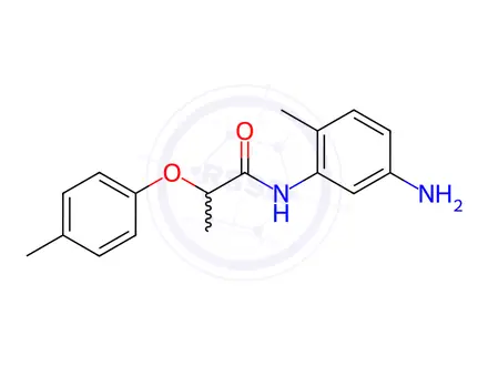 Chemical structure of N-(5-Amino-2-methylphenyl)-2-(p-tolyloxy)propanamide