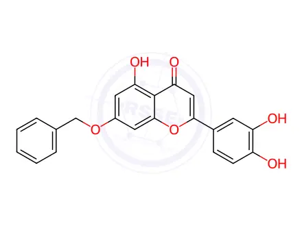 Chemical structure of 7-O-Benzyl Luteolin