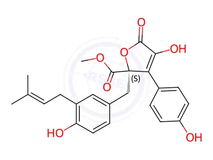 Chemical structure of Butyrolactone I
