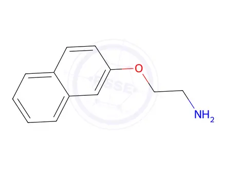 Chemical structure of 2-(Naphthalen-2-yloxy)ethanamine Hydrochloride