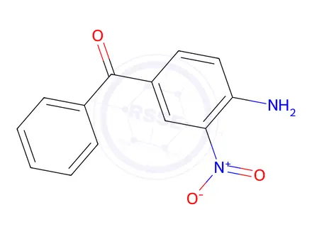 Chemical structure of 4-Amino-3-Nitro Benzophenone