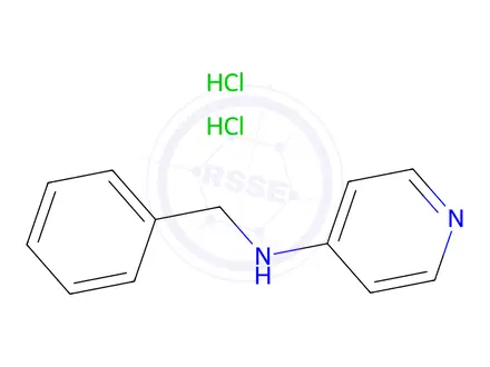 Chemical structure of BENZYL-PYRIDIN-4-YL-AMINE DIHYDROCHLORIDE