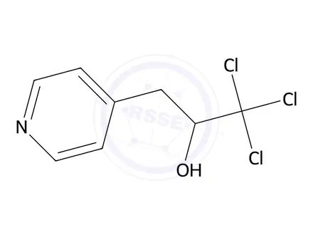 Chemical structure of 1,1,1-Trichloro-3-(pyridin-4-yl)propan-2-ol