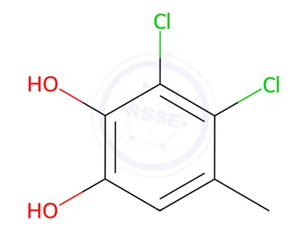 Chemical structure of 3,4-Dichloro-5-methyl-1,2-benzenediol