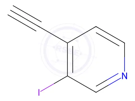 Chemical structure of 4-Ethynyl-3-iodopyridine