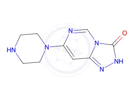 Chemical structure of 7-(Piperazin-1-yl)-[1,2,4]triazolo[4,3-c]pyrimidin-3(2H)-one
