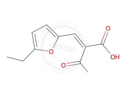 Chemical structure of 2-((5-Ethylfuran-2-yl)methylene)malonic acid