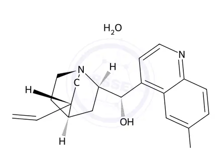 Chemical structure of Quinidine (hydrate)