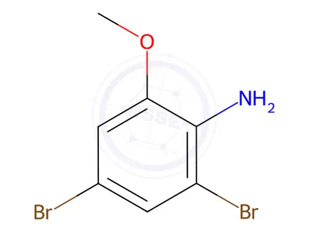 Chemical structure of 2,4-Dibromo-6-Methoxyaniline