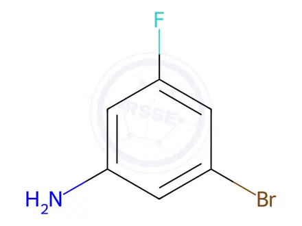 Chemical structure of 3-Bromo-5-fluoroaniline