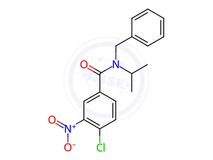 Chemical structure of N-Benzyl-4-chloro-N-isopropyl-3-nitrobenzamide