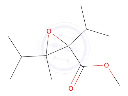 Chemical structure of Methyl 2,3-diisopropyl-3-methyloxirane-2-carboxylate
