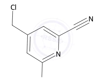 Chemical structure of 6-Amino-4-(chloromethyl)picolinonitrile