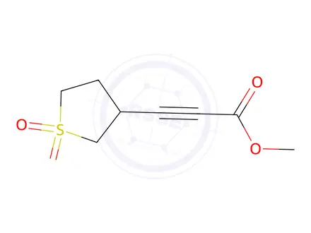 Chemical structure of Methyl 3-(1,1-dioxidotetrahydrothiophen-3-yl)propiolate