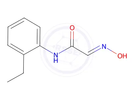 Chemical structure of (2E)-N-(2-Ethylphenyl)-2-(hydroxyimino)acetamide