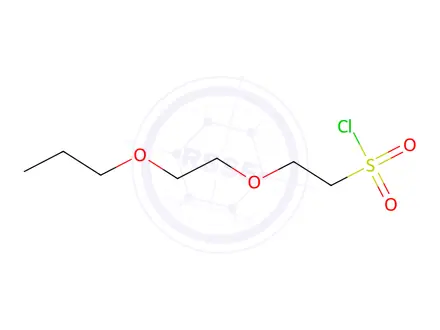 Chemical structure of 2-(2-Propoxyethoxy)ethane-1-sulfonyl chloride