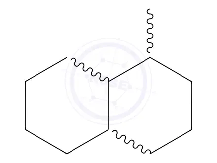 Chemical structure of DECAHYDRO-1-METHYLNAPHTHALENE