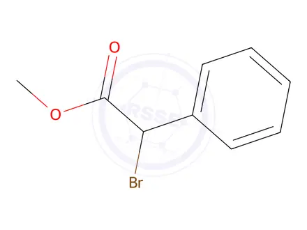 Chemical structure of METHYL ALPHA-BROMOPHENYLACETATE