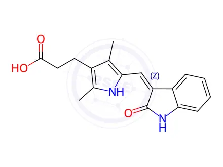 Chemical structure of Orantinib